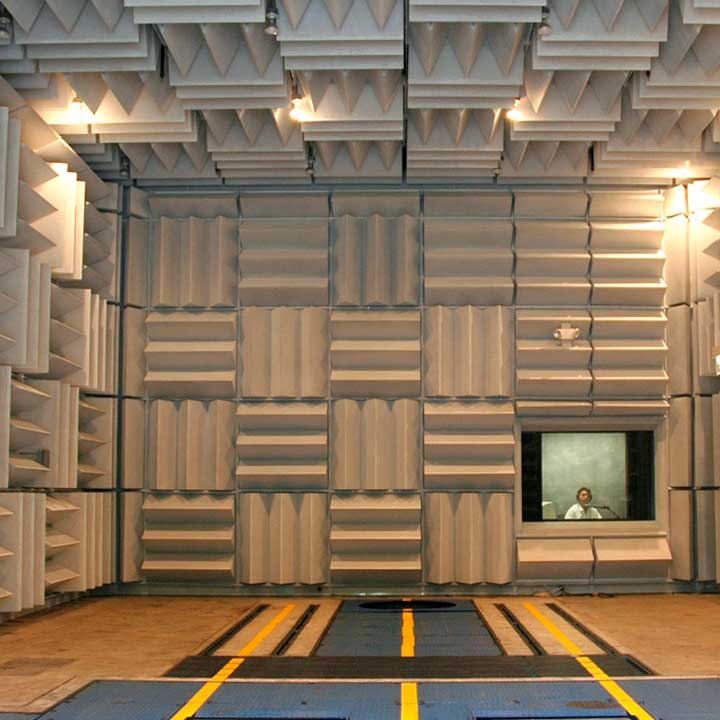 MAE's Noise Vibration Harshness Chamber testing