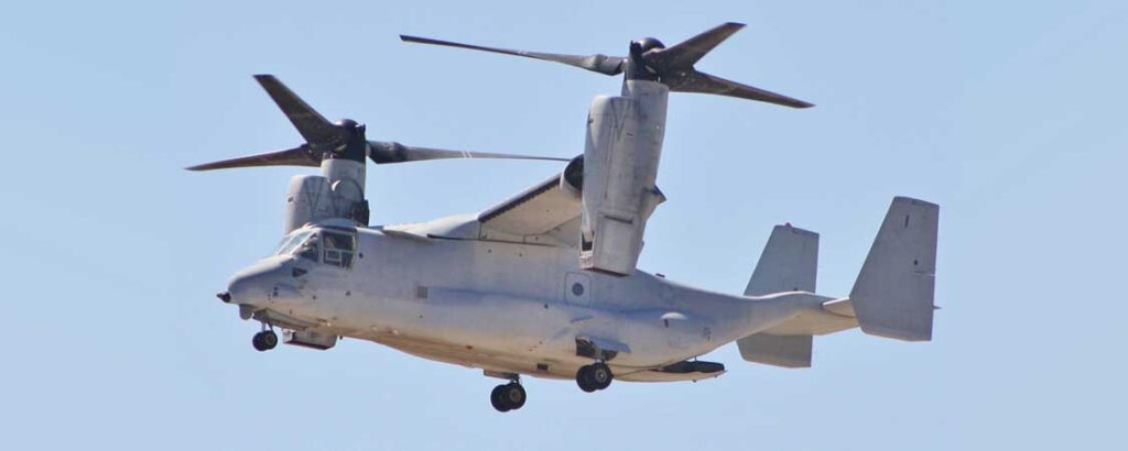 Mustang is Awarded NAVAIR Contract for a V-22 PropRotor Gearbox Input Quill Assembly Test Stand, Osprey